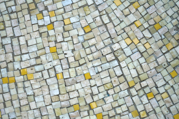 close up on mosaic background for design