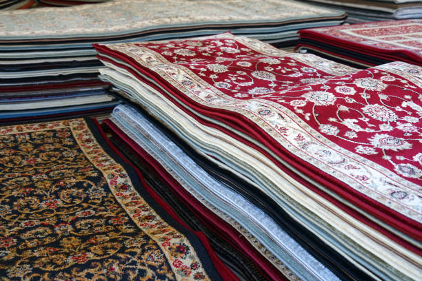 istock close up on stacking carpet for sale 2158208255