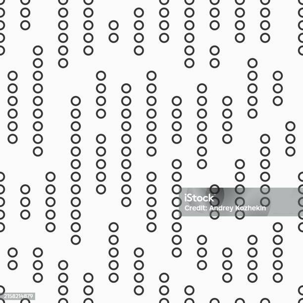 Botted Vector Pattern Seamless Pattern With Dots Vector Monochrome Background Vertical Dotted ...
