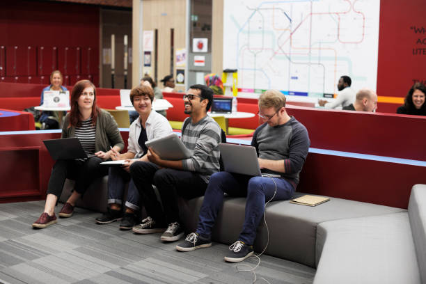 istock Group of diverse people are brainstorming together 2158216978