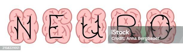 Neuronerve Neuro Nerve And Nervous System Neurology Concept Stock Illustration ...