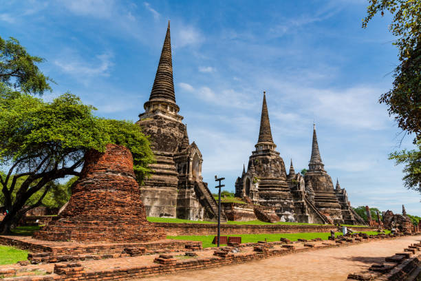 istock Ancient City Ruins in Ayutthaya Historical Park 2158223292