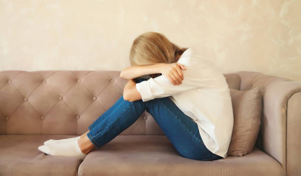 istock Upset sad crying woman while experiencing mental suffering, depression, fatigue, emotional stress 2158225715