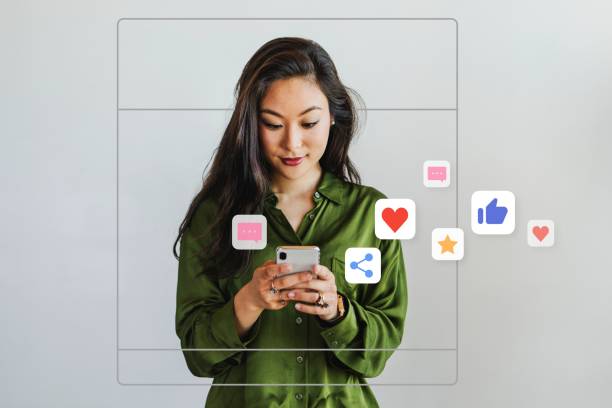 istock Happy woman using a mobile phone 2158225954