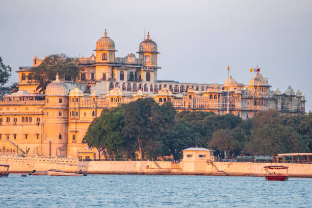 istock A large palace building surrounded by trees with many windows, forming a scenic view, Udaipur, Rajasthan, India 2158226079