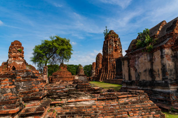 istock Ancient City Ruins in Ayutthaya Historical Park 2158229436