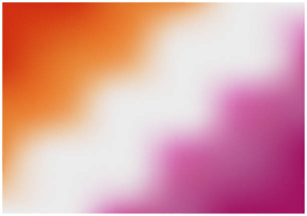 Mesh gradient with grain texture. Red, green, yellow colors. Abstract banner. Lesbian Visibility Week. Waving lesbian pride flag.