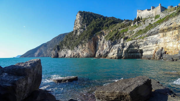 istock Beautiful spring day in Italian Riviera. 2158240532