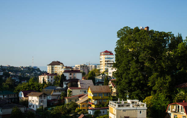 istock panorama of Sochi with modern apartments for rent 2158241289