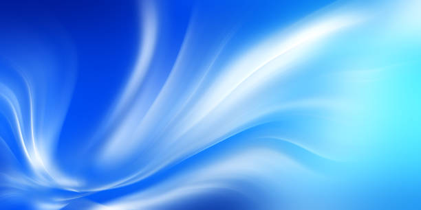 istock Abstract blue background with some smooth lines, background for design 2158242240