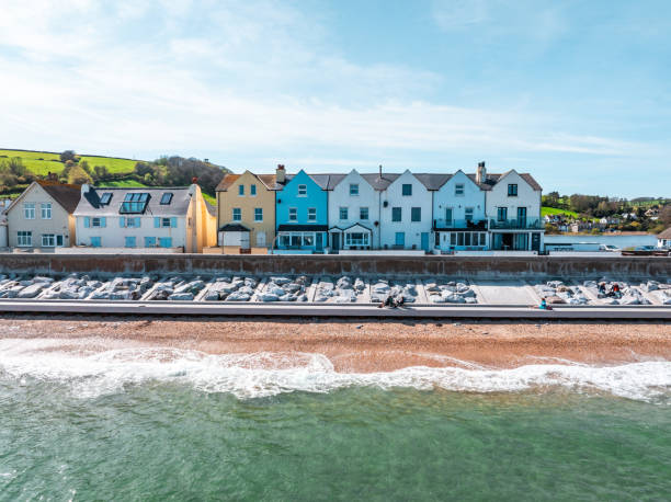 istock Drone view of Torcross across Slapton Ley beach, Devon 2158246760