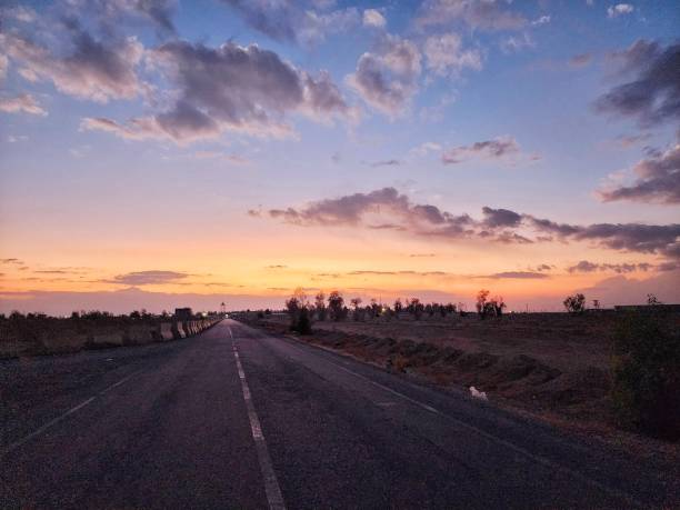 istock Beautiful sunset, Kandahar Airport 2158248420
