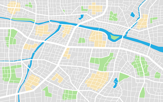Vector City Maps Vector City Map Stock Illustration - Download Image Now - City ...