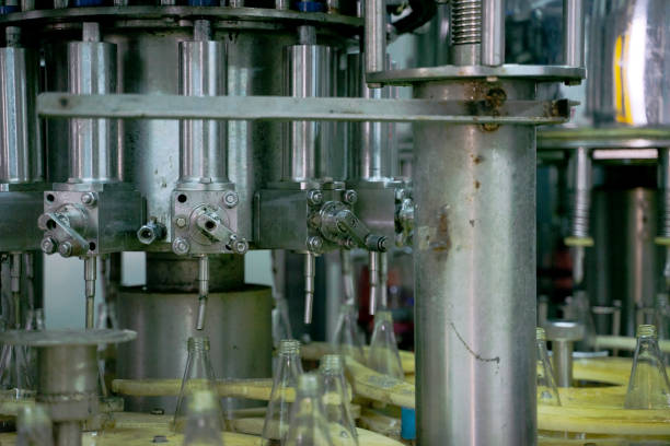 istock Automation Machine is working at beverage factory. 2158252192
