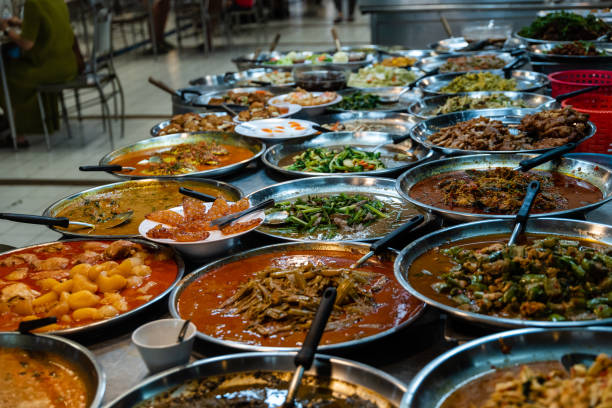 istock Mixed Food Dishes Bangkok 2158252317