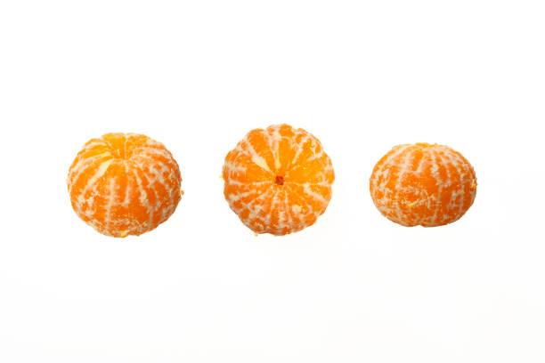 Cut side of a delicious-looking tangerine