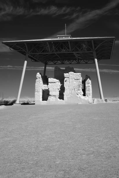 istock Casa Grande National Monument monochrome 2158252451
