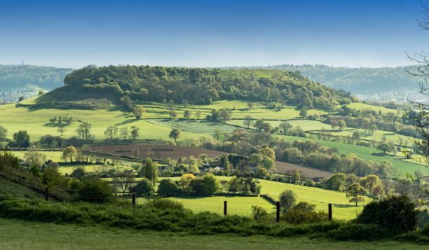 istock View of Cam Long Down from Coaley Peak, Cotswolds, Gloucestershire, UK 2158263892