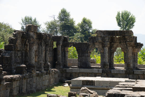 istock Martand Surya Temple Ruins, ancient structure at historic site, Srinagar, Kashmir, India 2158265880