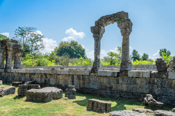 istock Martand Surya Temple Ruins, ancient structure at historic site, Srinagar, Kashmir, India 2158266727