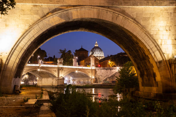 LongExposure photograph of bridge at Rome