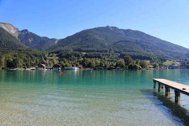 istock Wolfgangsee mountain lake in Austria 2158275175