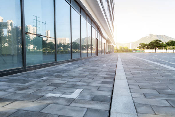 istock The road outside office building 2158275183