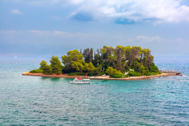 Pontikonisi or Mouse Island, Corfu Greece