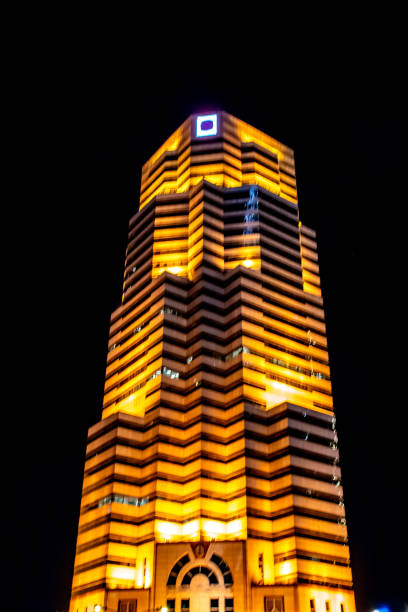 Night view of Illuminated building at Kuala lumpur