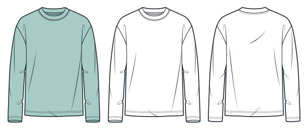 570+ Long Sleeve T Shirt Drawing Stock Illustrations, Royalty-Free