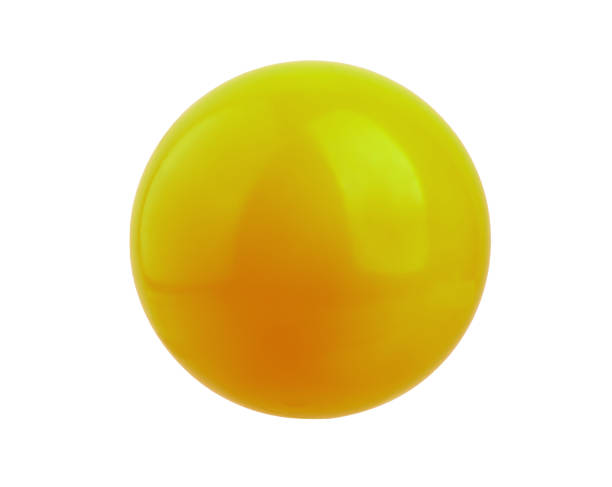 istock children's rubber ball , isolated on a white background 2158278663