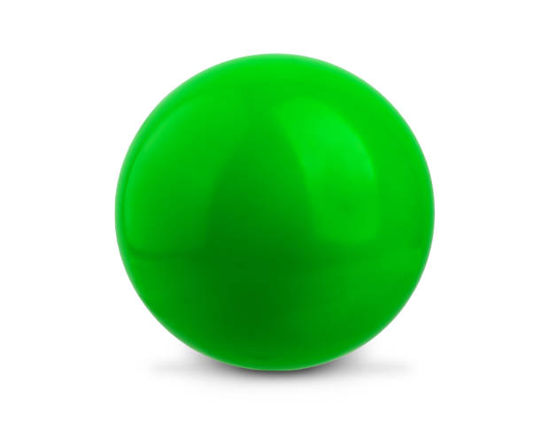 istock children's rubber ball , isolated on a white background 2158278667