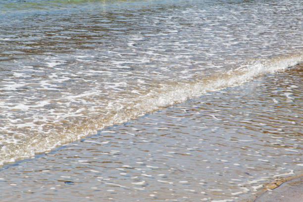 istock clear and soft surf on the sand beach 2158279368