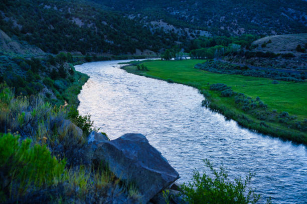 istock Colorado River Along Rural Agricultural Area 2158282750