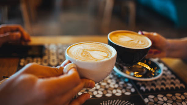 istock Expertly Crafted Latte at Quaint Coffee Shop 2158285060