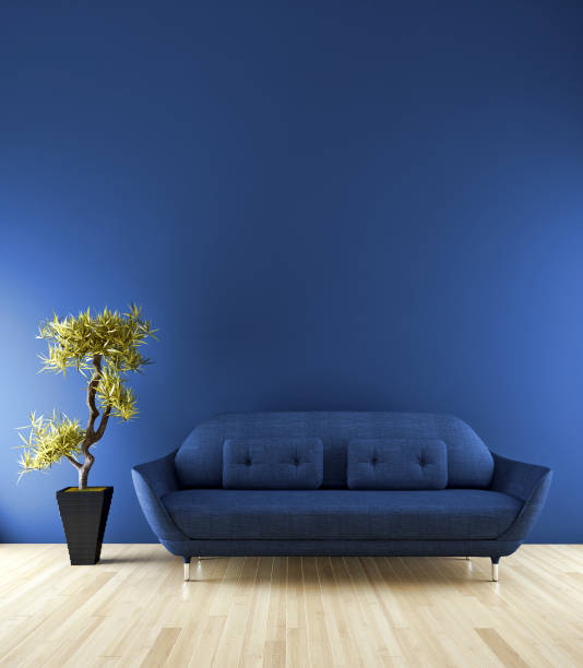istock Large luxury modern bright interiors Living room mockup illustration 3D rendering image 2158289747
