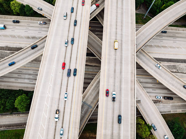 istock Houston Texas Interstates and Highways From Above 2158296410