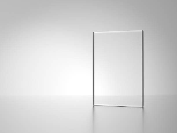 Glass isolated on gray background.
