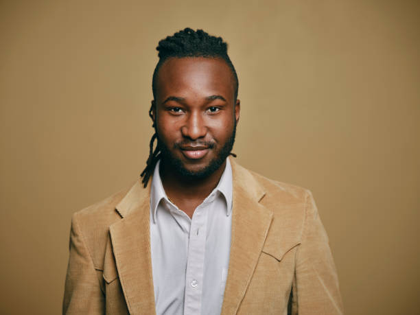 istock Studio Headshot Portrait of a Young Black Man 2158302856