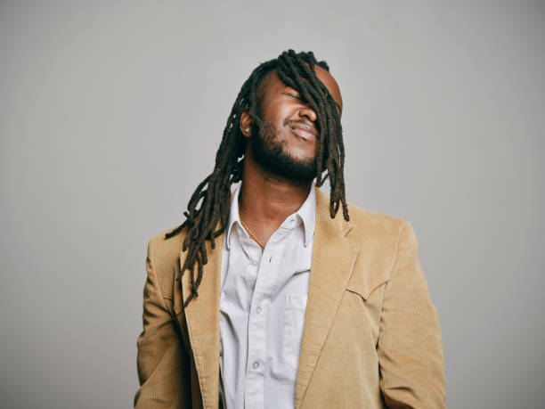 istock Studio Headshot Portrait of a Young Black Man 2158302906