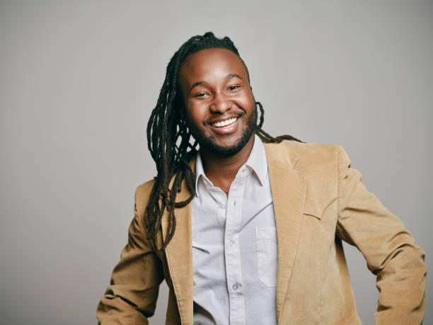 istock Studio Headshot Portrait of a Young Black Man 2158302912