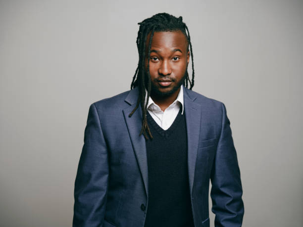 istock Studio Headshot Portrait of a Young Black Man 2158303083