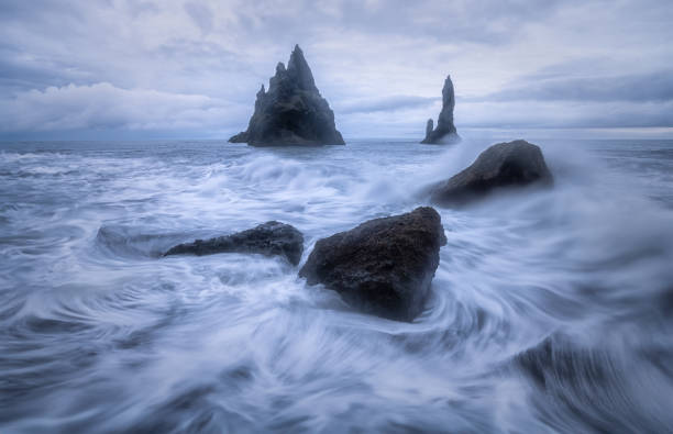 istock A Dangerous Angle of Black Sand Beach 2158303474