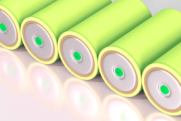 4680 battery pack, High-capacity accumulator cell modules, Electric vehicle industry, energy electric vehicles, Energy storage technologies, alternative energy, 3d render