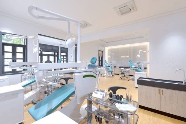 istock Interior Of  Dentist's Office And Modern Equipment 2158307771