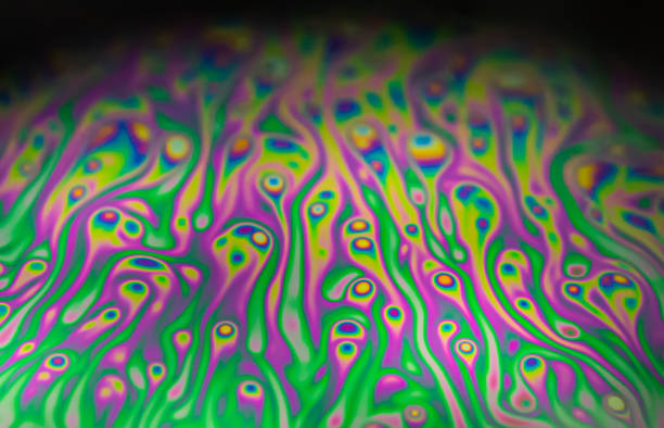 Colorful water bubbles