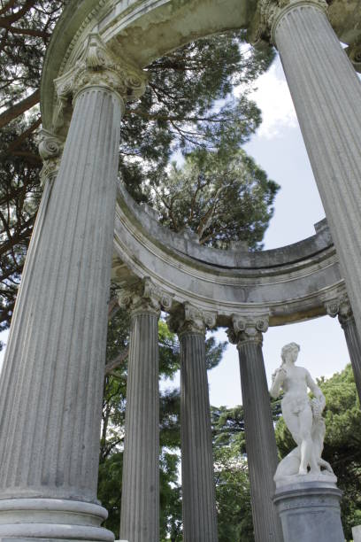 istock Pavilion in El Capricho park in Madrid, Spain 2158311130