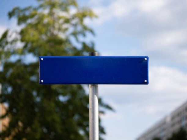 istock Empty Street Name Sign as a Template 2158313127