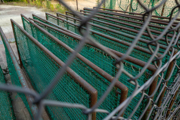 Parks that keep nets made of rope.
