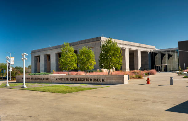 Jackson Mississippi Civil Rights Museum Jackson, Mississippi USA - November 3, 2023: Civil Rights Museum is a cultural institution dedicated to chronicling the history and legacy of the American civil rights movement. civil rights act stock pictures, royalty-free photos & images